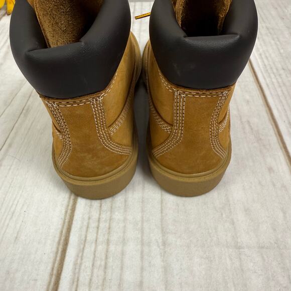 Timberland Toddler Wheat Nubuck Leather 6" Ankle Boots 12C - Picture 6 of 7